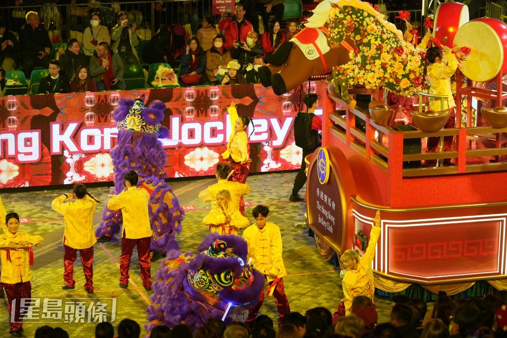 香港賽馬會表演。劉駿軒攝 香港賽馬會表演。劉駿軒攝