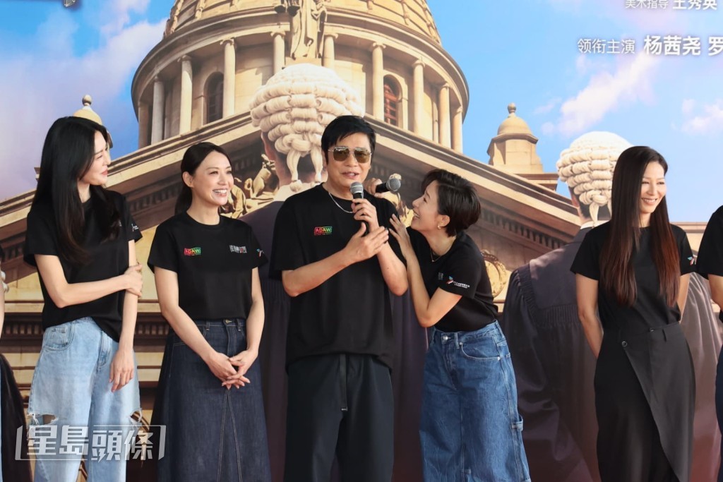 羅嘉良讚楊茜堯的角色很複雜很難演,讚她一定掂。 羅嘉良讚楊茜堯的角色很複雜很難演,讚她一定掂。