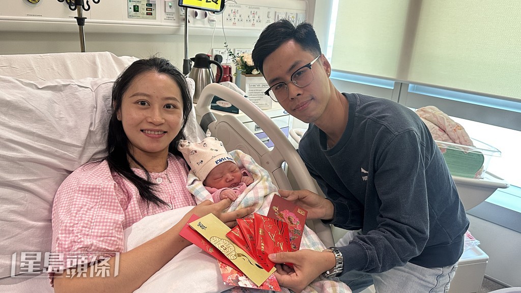 胡氏夫婦希望兒子健康成長。劉漢權攝