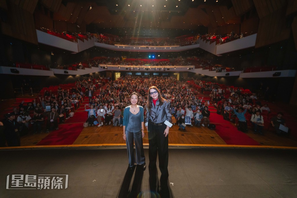 席间茱丽叶与大家畅谈演员及创作心得。