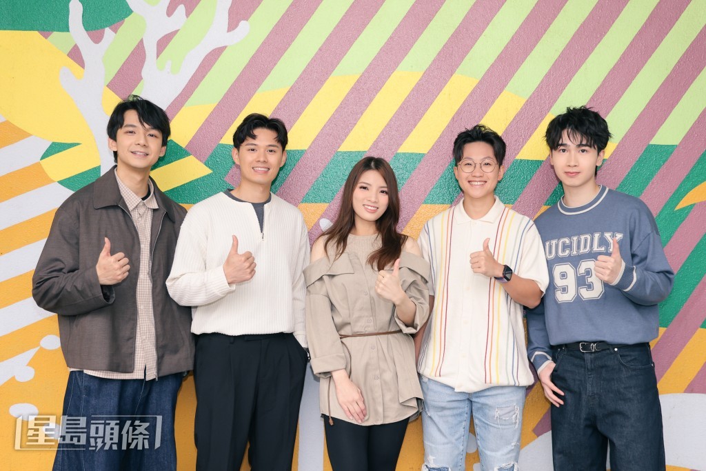 五位前途無量的年輕演員，感謝獲得監製、導演及同劇前輩的照顧與指點。