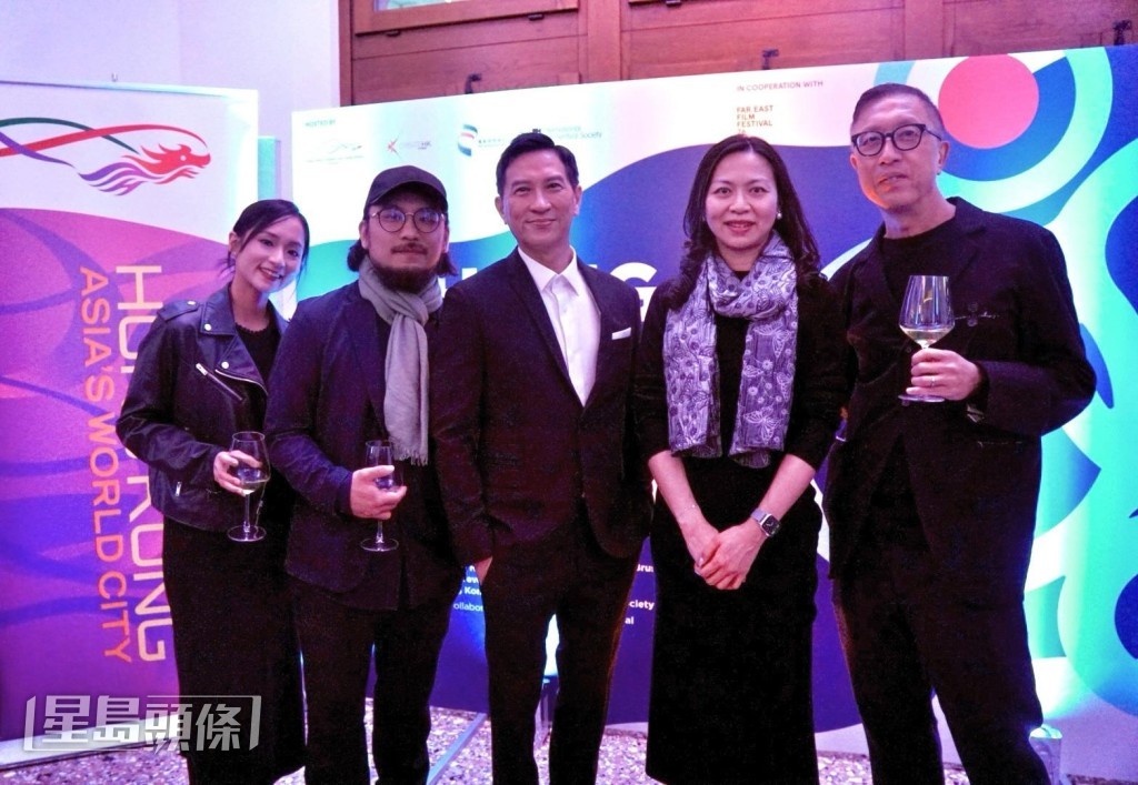 张家辉与一众香港熟悉及新晋导演、演员如庄文强、简君晋、李子俊、梁雍婷等共进晚餐。