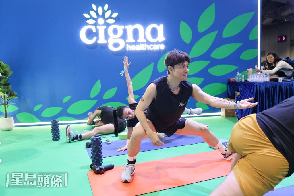 陳健安對比賽充滿信心。 陳健安對比賽充滿信心。