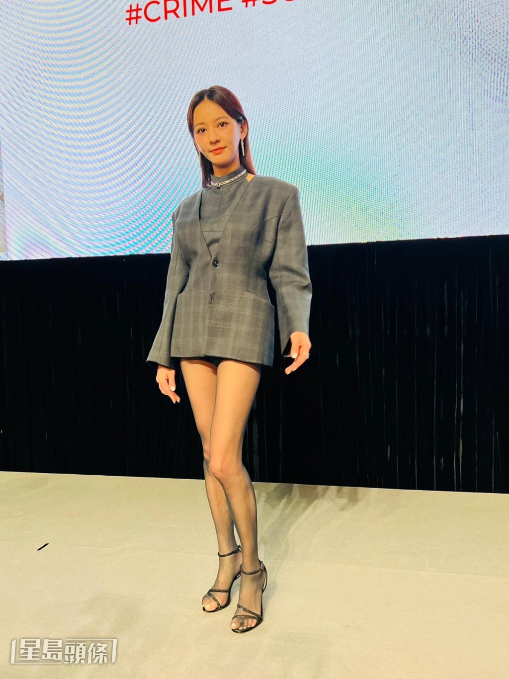 陳意涵又透露今次來港，一對子女亦有同行。