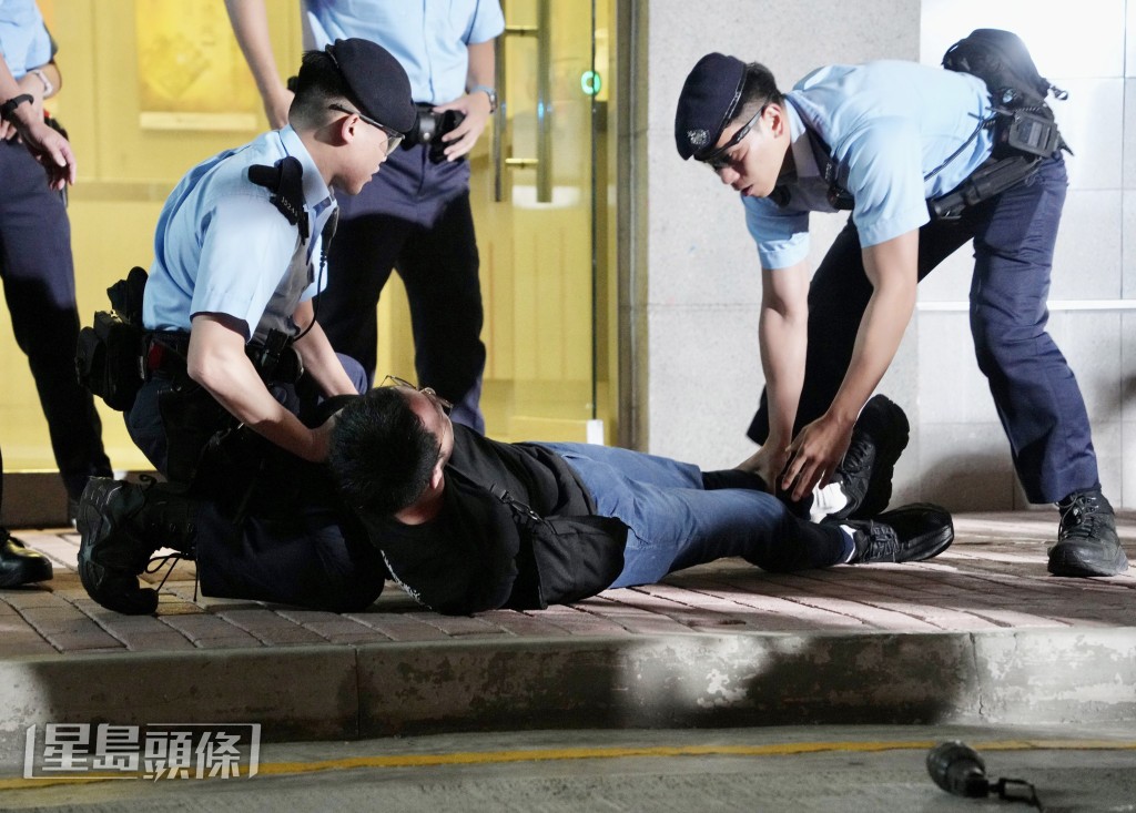 香港警隊按《香港國安法》規定履行職責，對危害國家安全的人、機構或組織依法採取執法行動。資料圖片
