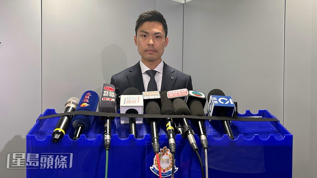 毒品調查科行動組3A隊高級督察湯敬培。蔡楚輝攝 毒品調查科行動組3A隊高級督察湯敬培。蔡楚輝攝