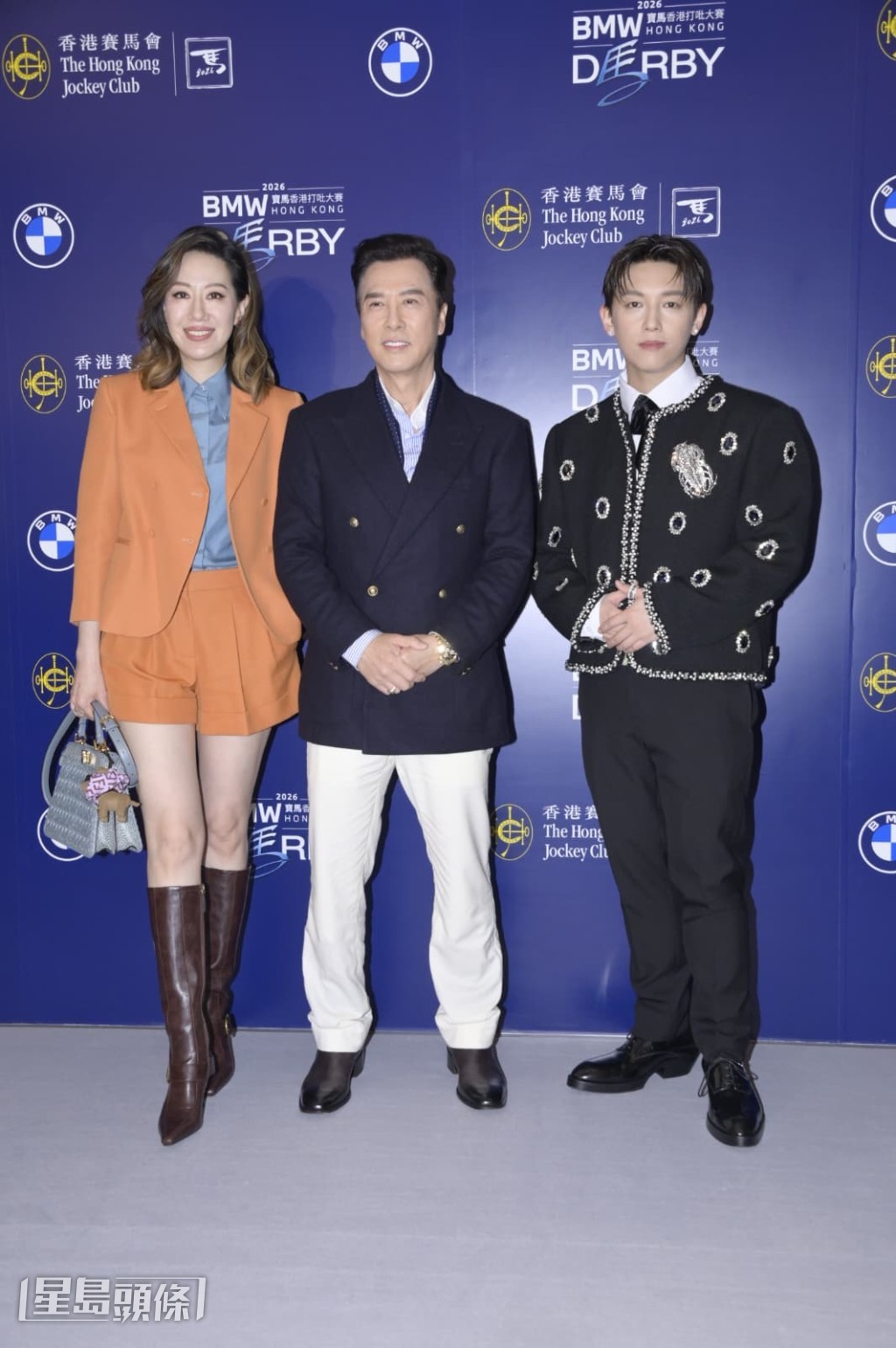 張天賦與甄子丹兩夫婦合照留念。 張天賦與甄子丹兩夫婦合照留念。