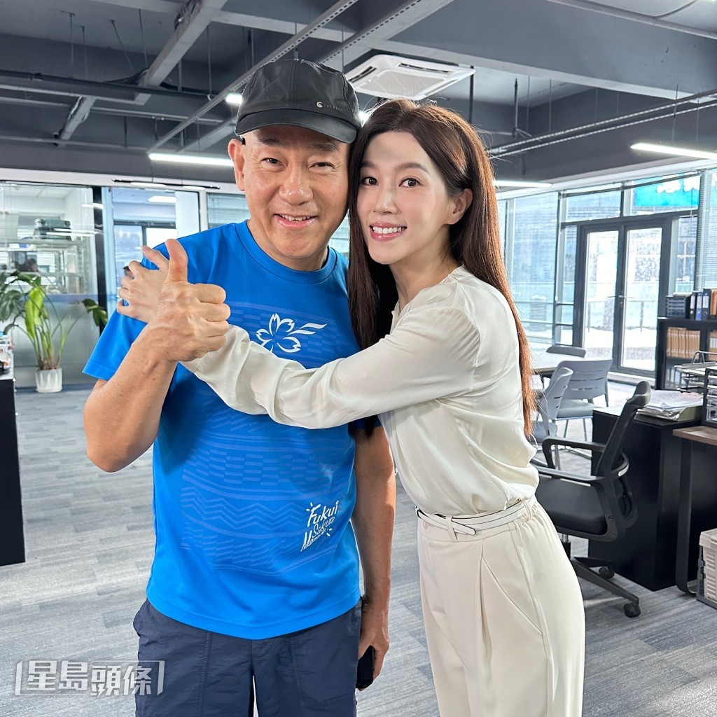 今次傅嘉莉(Kelly)遇上心目中影帝級的林保怡。 今次傅嘉莉(Kelly)遇上心目中影帝級的林保怡。