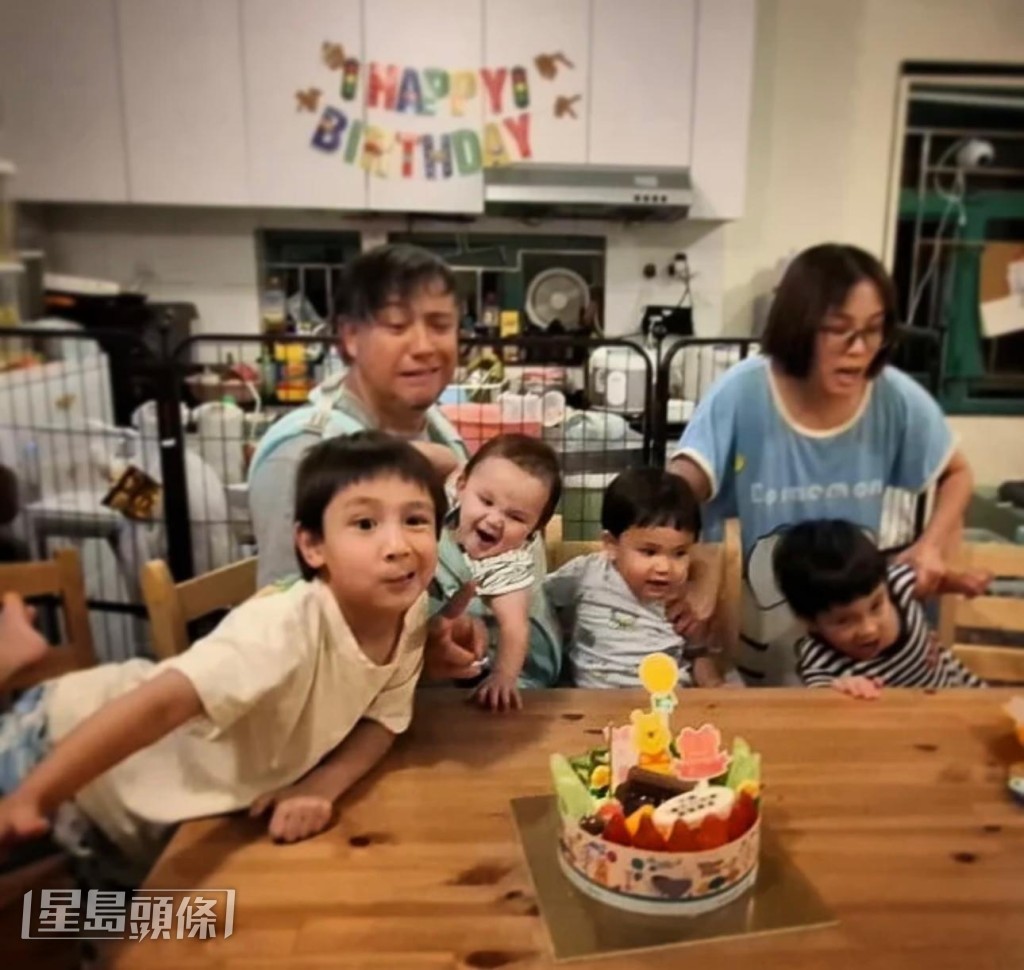 張致恒(Steven)與太太區燕雯(雯雯)四年抱四,一家六口經濟壓力沉重。 張致恒(Steven)與太太區燕雯(雯雯)四年抱四,一家六口經濟壓力沉重。