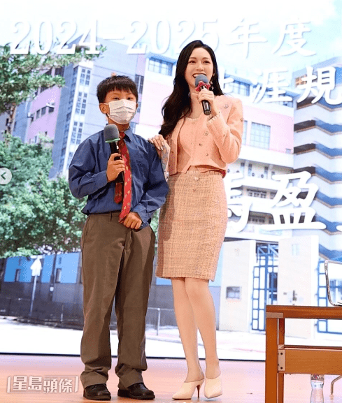 馮盈盈近日為小學擔任講座嘉賓。
