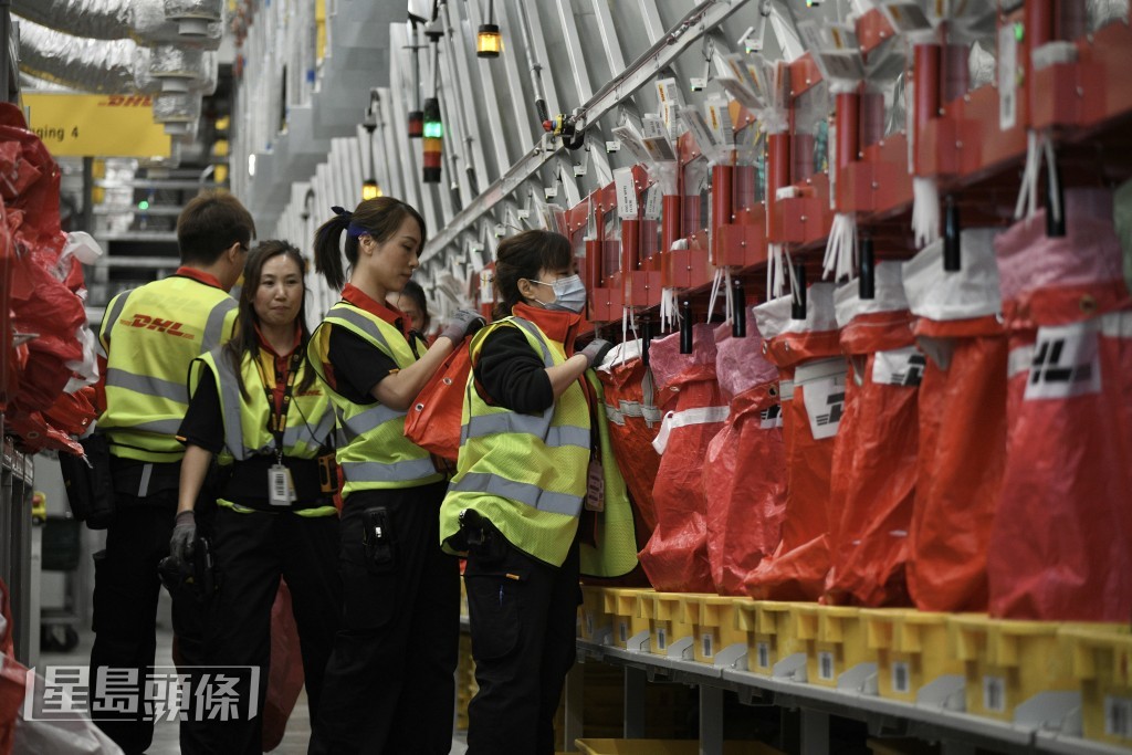DHL express第三期扩建工程投资32亿元。陈浩元摄