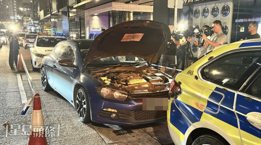 警方在旺角破獲「毒品快餐車」。蔡楚輝攝 警方在旺角破獲「毒品快餐車」。蔡楚輝攝