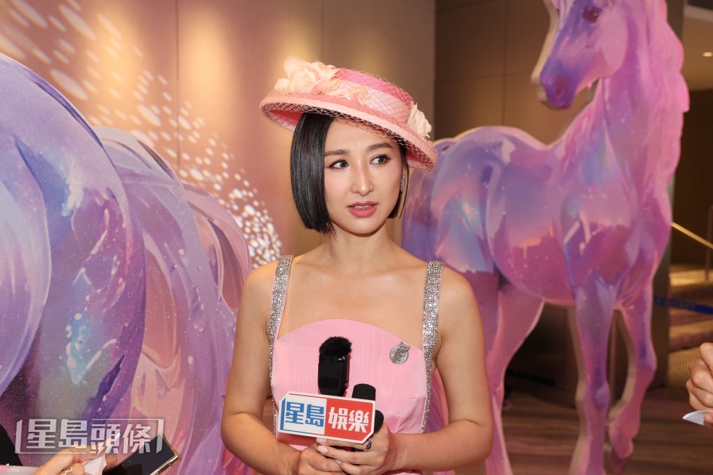 她坦言邵美琪的角色由江美儀頂上。