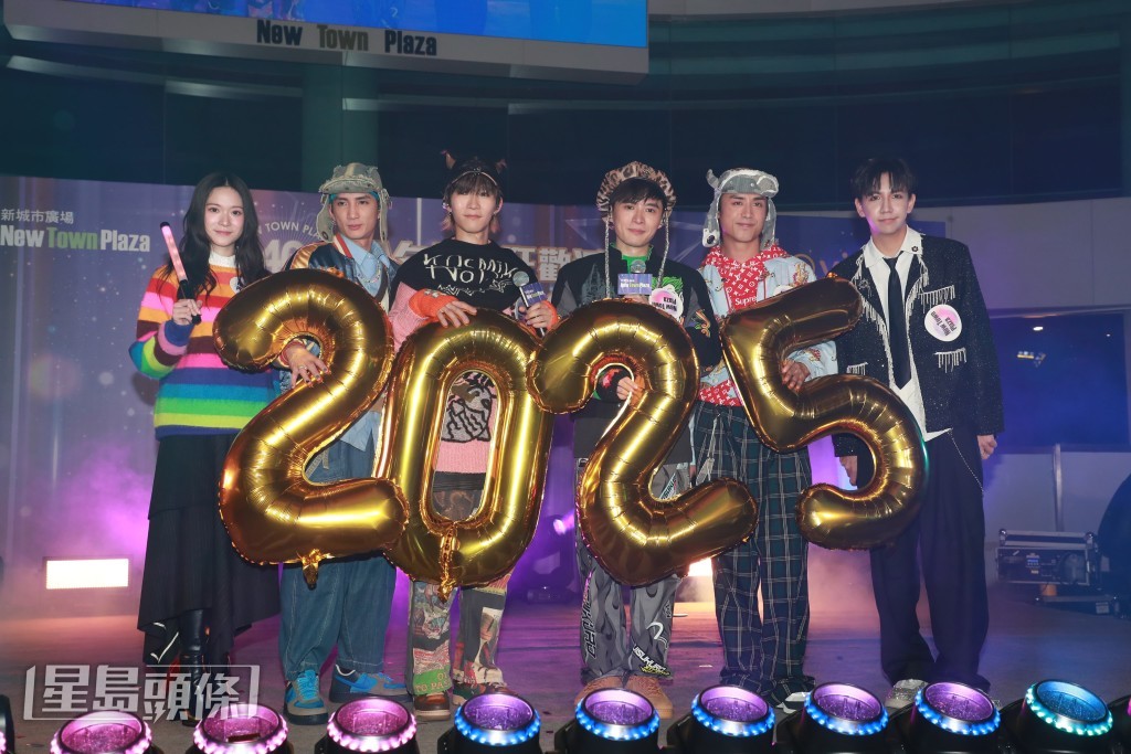 Lokman、AK、Frankie、Alton昨晚元旦夜出席《迎2025除夕倒数狂欢派对》。