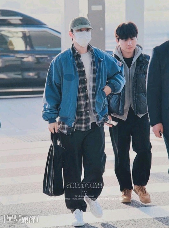 都敬秀亦來港會合池昌旭,宣傳他們合演的新劇《操控遊戲》。(網上圖片) 都敬秀亦來港會合池昌旭,宣傳他們合演的新劇《操控遊戲》。(網上圖片)