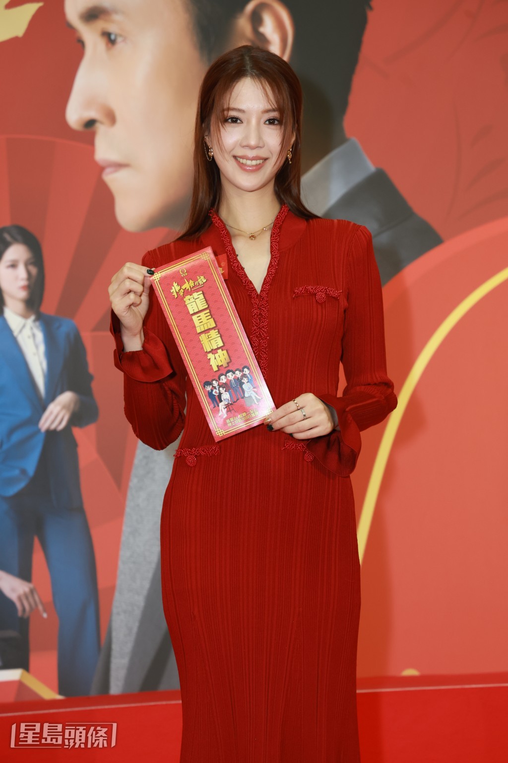 陳曉華指這部劇見到自己3年來的改變。 陳曉華指這部劇見到自己3年來的改變。