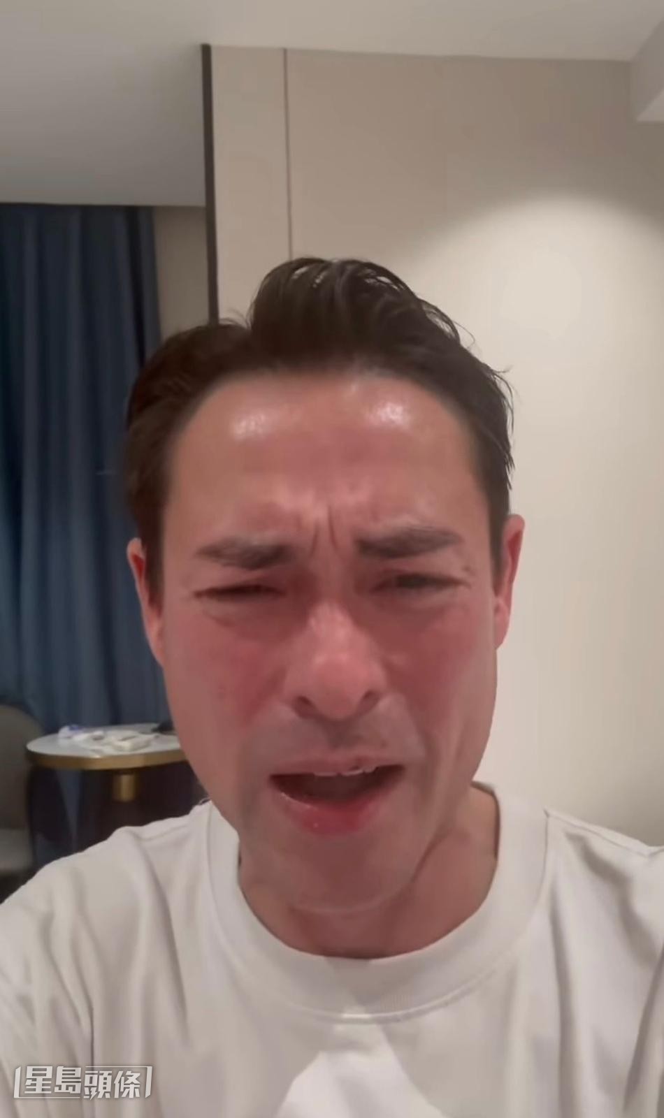 海俊傑11月8日在社交網站拍片，失控地爆喊其任職化妝師的老婆莫家慈（Effie）患上急性肝衰竭。