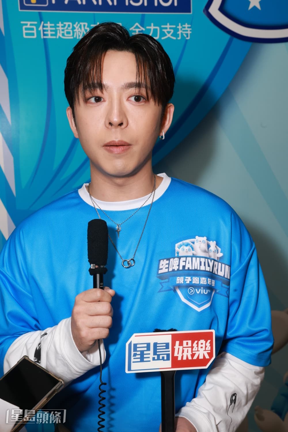 問到喜歡跑步？他坦言不喜歡，但最近迫自己跑步，因覺得可以去水腫。