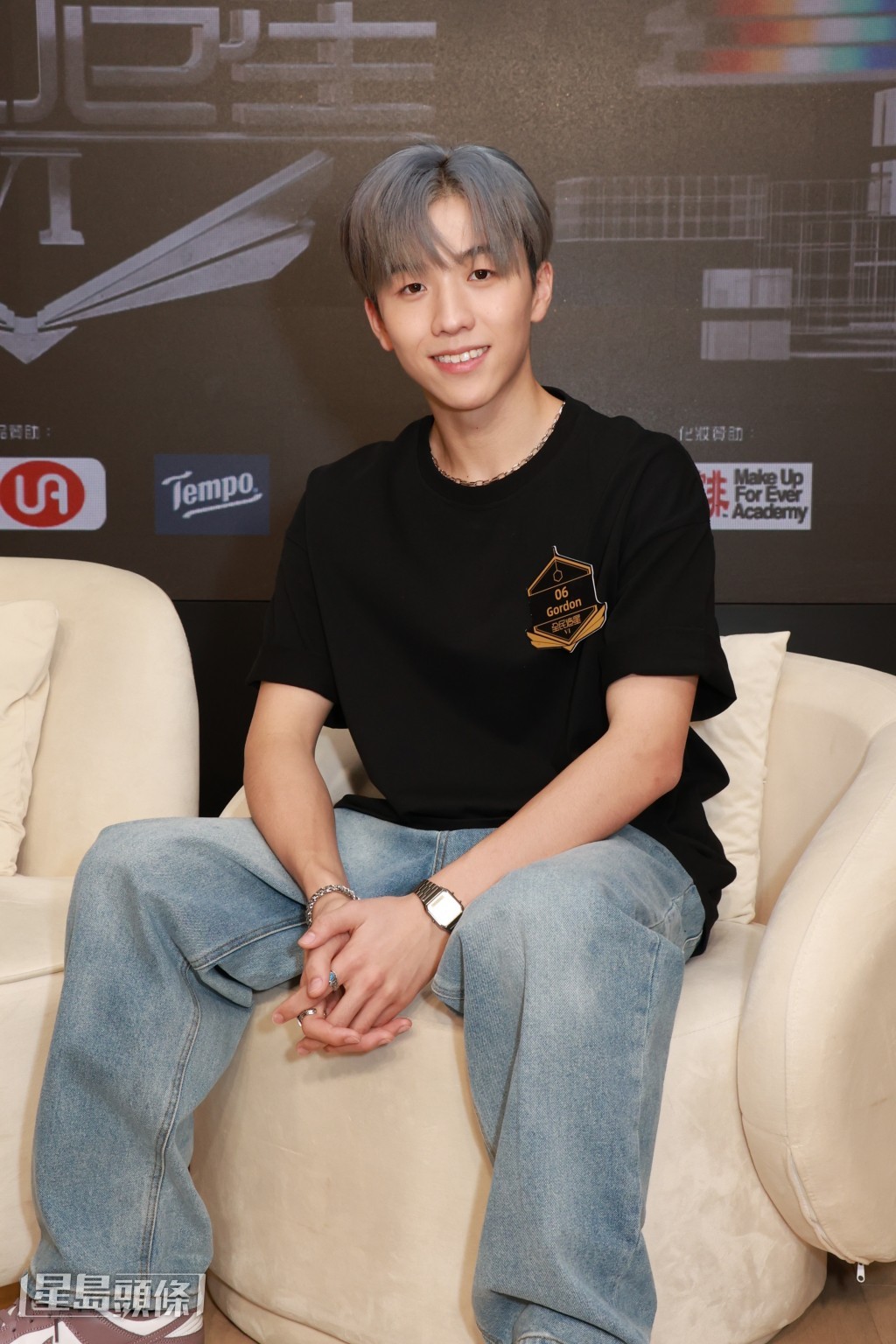 本身喜愛跳唱的Gordon想藉這次機會發展自己興趣。 本身喜愛跳唱的Gordon想藉這次機會發展自己興趣。