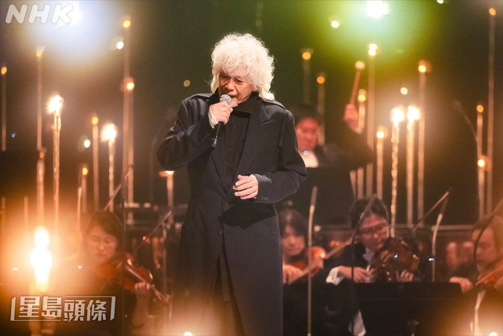 玉置浩二為《紅白》的演出同樣帶來高潮。 玉置浩二為《紅白》的演出同樣帶來高潮。