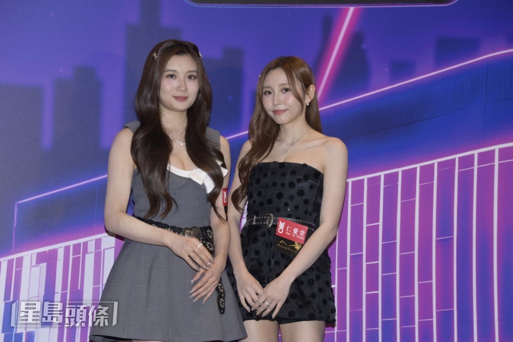 提到兩人表演不夠合拍,Candy說:「我哋下次做好啲!」 提到兩人表演不夠合拍,Candy說:「我哋下次做好啲!」