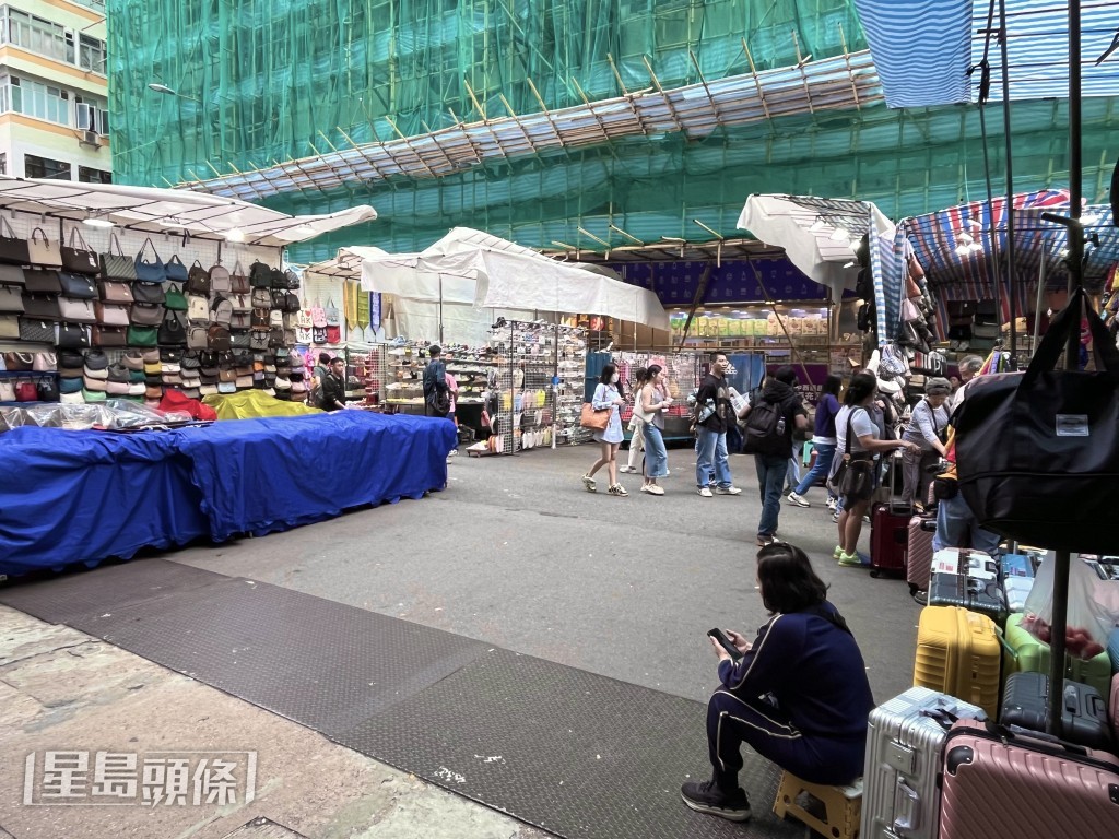 旺角女人街亦失去人流。資料圖片