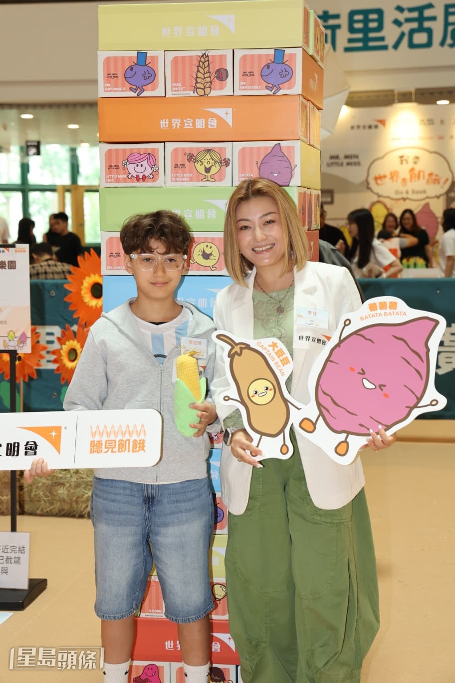 李佳與幼子分享對飢餓、助養及惜食睇法。