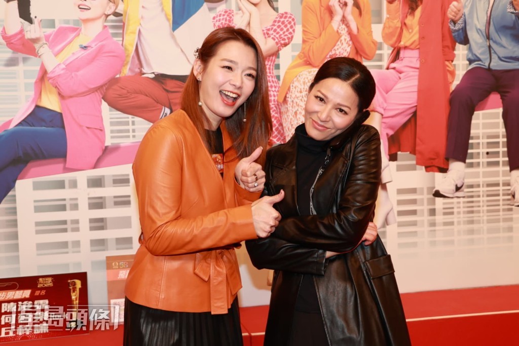 呂慧儀笑言想將滕麗名送入最後五強到澳門出席頒獎禮。