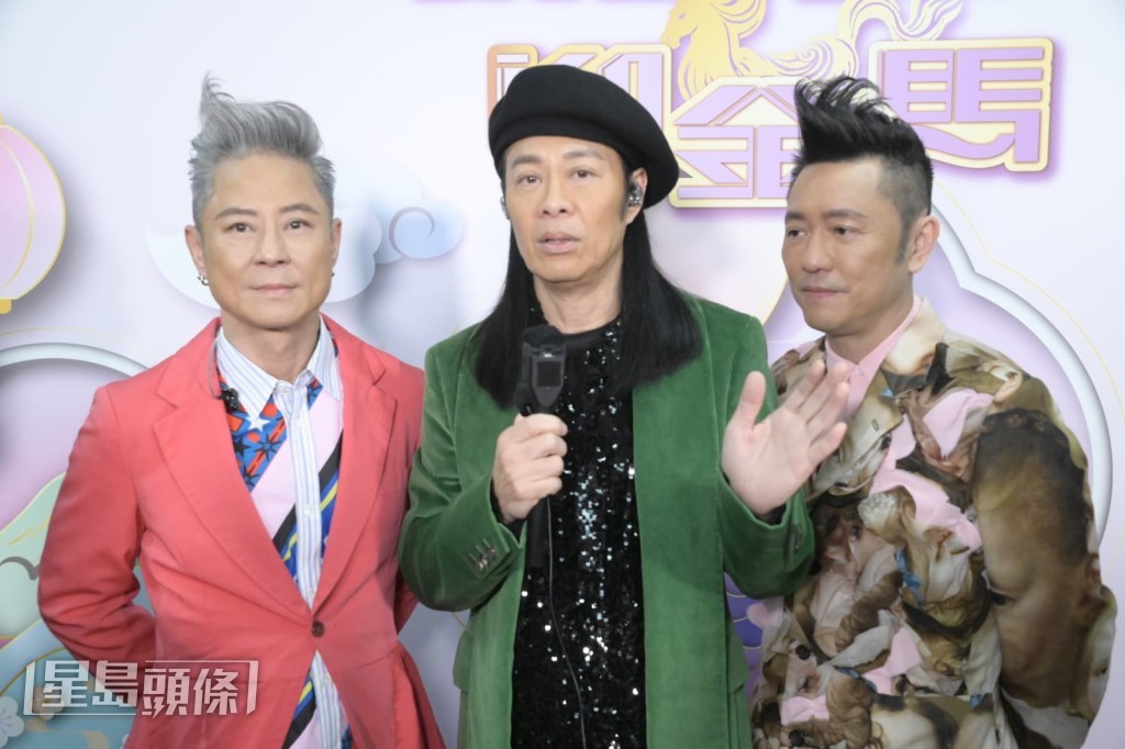 剛完成巡迴演唱會的草蜢昨晚（3日）為TVB新春節目擔任嘉賓。
