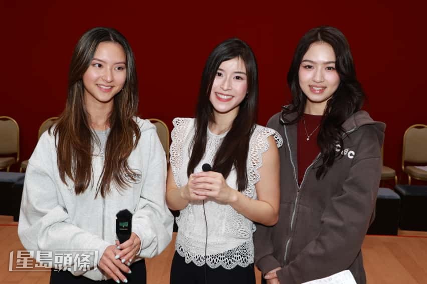 知道佘詩曼在其他廠做訪問，陳詠詩也想去找她。