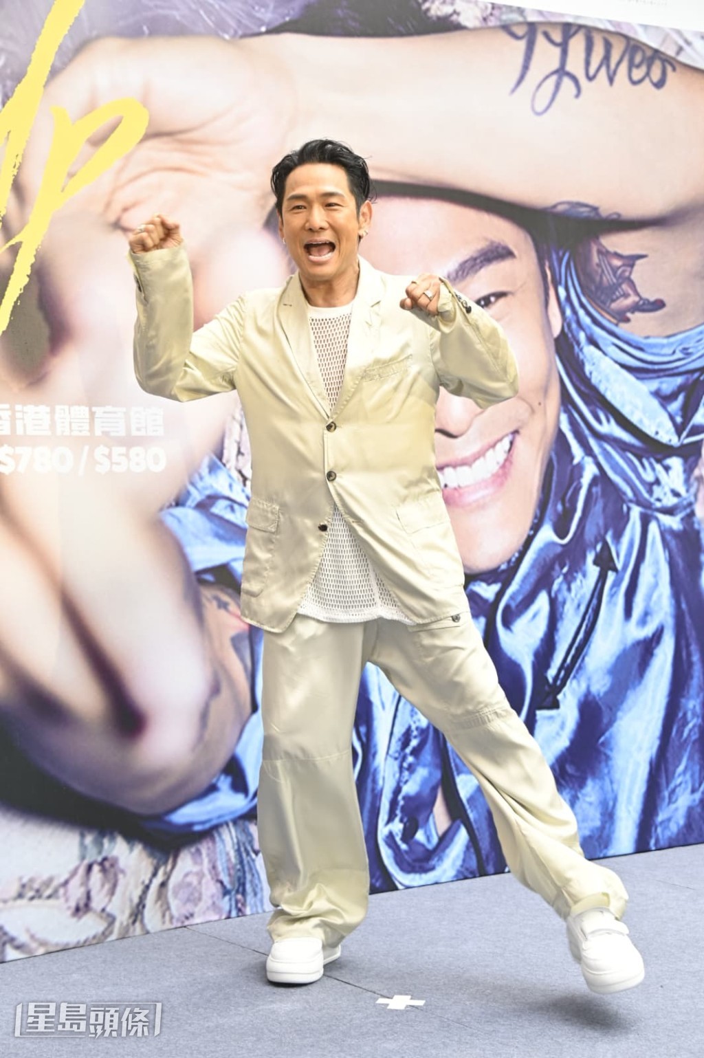 杜德偉在受訪時指已10年沒在港開騷，難怪心情興奮。