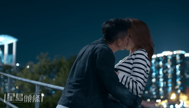 接吻戲經驗少的馬貫東，笑稱第一次錫歪了。 