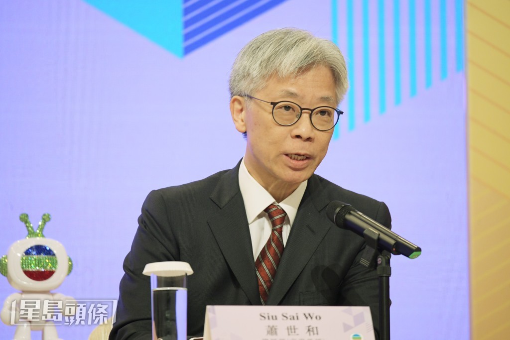 蕭世和有信心業務會跑贏大市。 蕭世和有信心業務會跑贏大市。