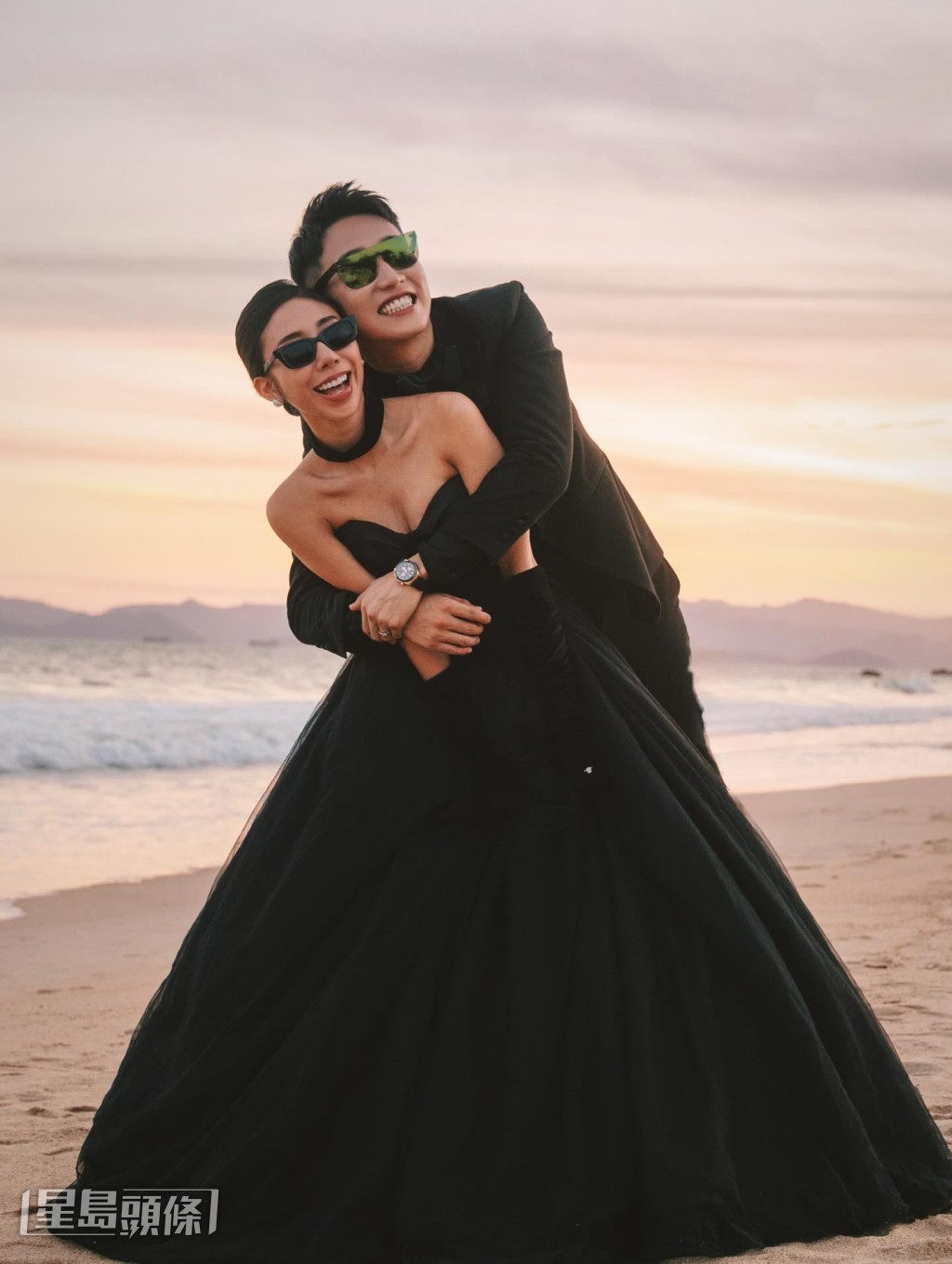 容天佑與拍拖8年的圈外女友扶天恩今日舉行證婚及婚宴。