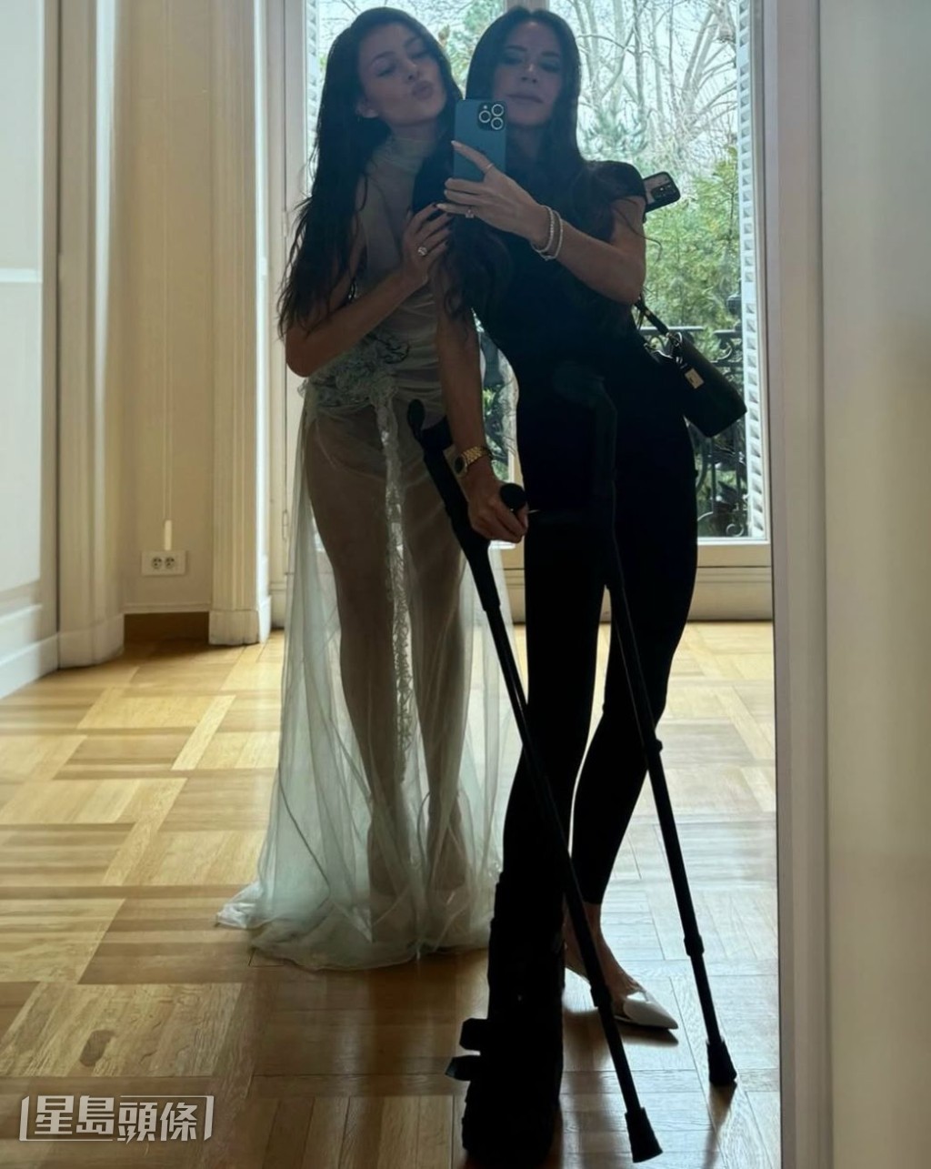 妮歌娜與Victoria被指因婚紗問題開始不和。