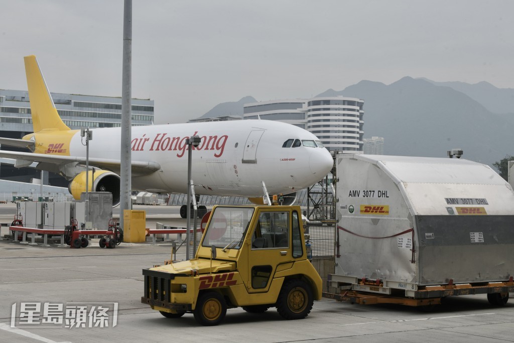 DHL express第三期扩建工程投资32亿元。陈浩元摄