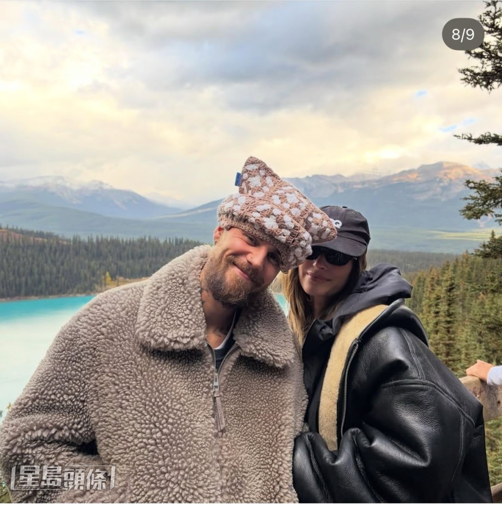 史提芬寶雲女兒Hailey Bieber與老公Justin Bieber,近日到加拿大慶祝結婚7周年。 史提芬寶雲女兒Hailey Bieber與老公Justin Bieber,近日到加拿大慶祝結婚7周年。