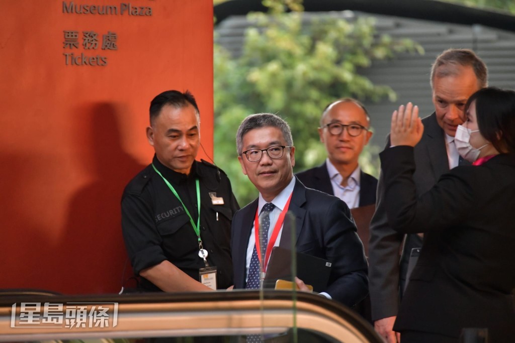 金管局舉辦國際金融領袖投資峰會，大會於故宮博物館接待來賓，金管局副總裁阮國恒亦有出席。（陳極彰攝）