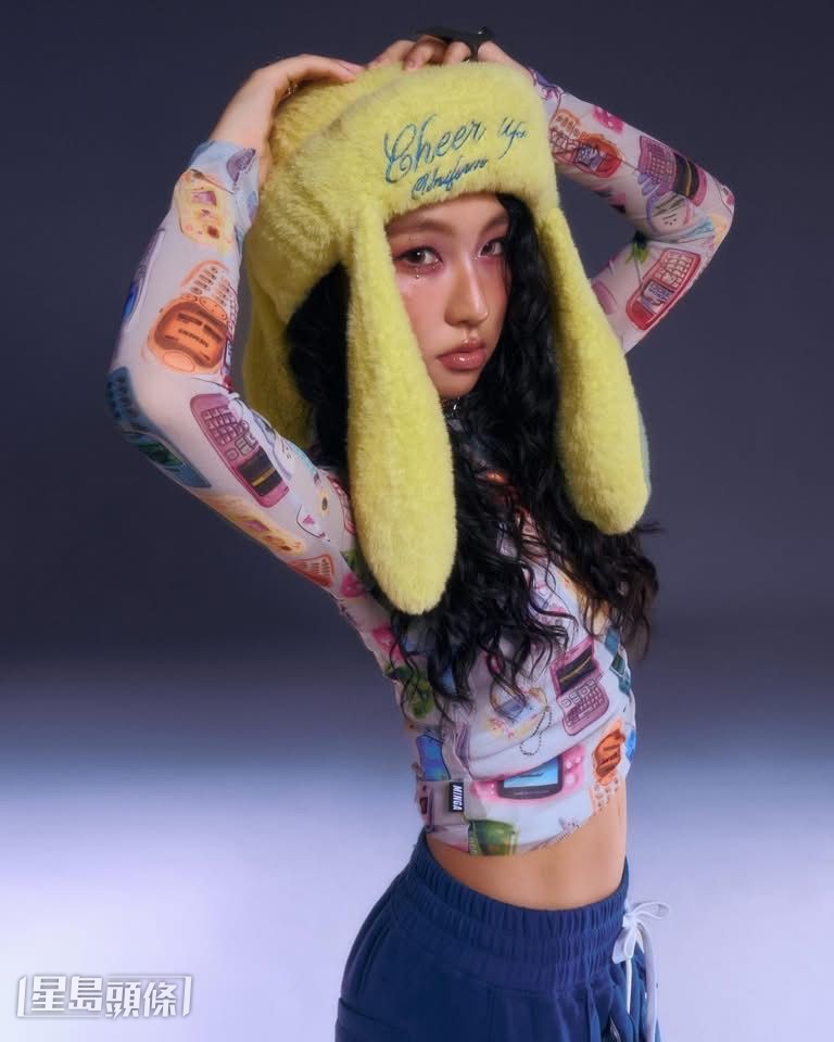 Gigi脱离TVB后大胆换装。