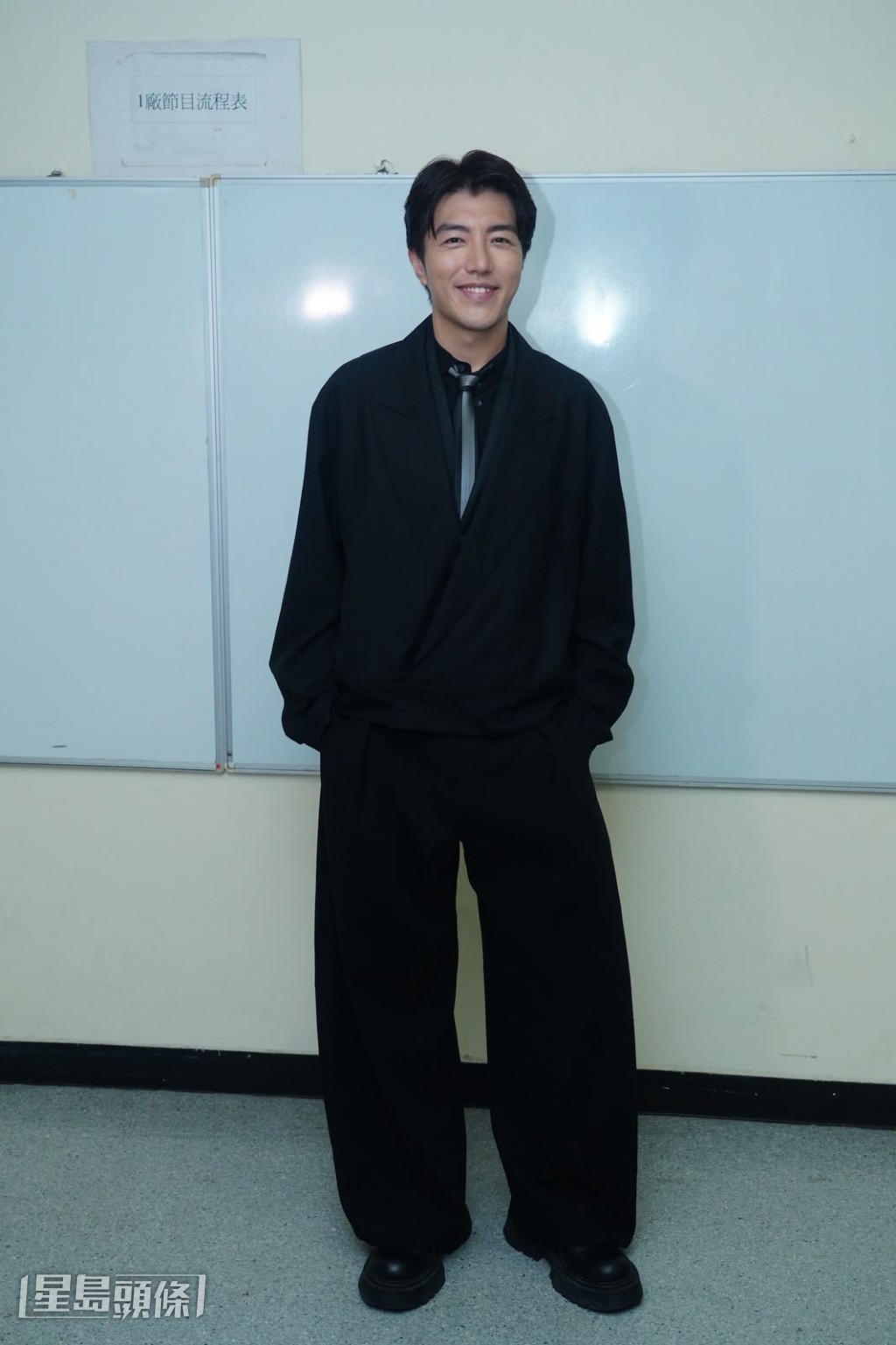車婉婉大讚新拍檔趙浚承高大靚仔。 車婉婉大讚新拍檔趙浚承高大靚仔。