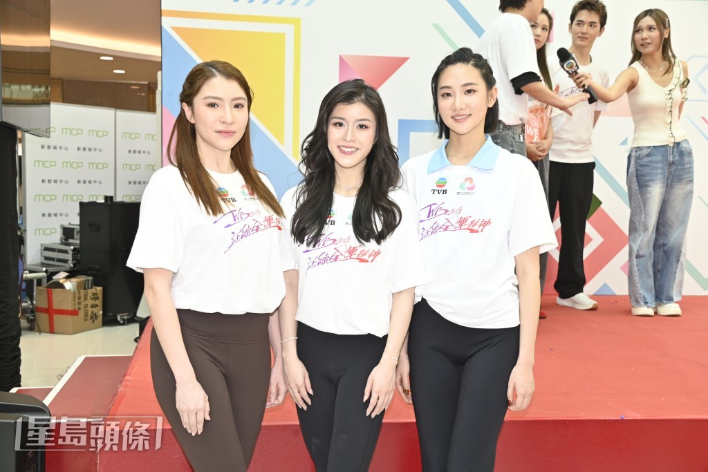 施宇琪（左）坦言選美後自己想吃什麼就吃，肥了10磅。