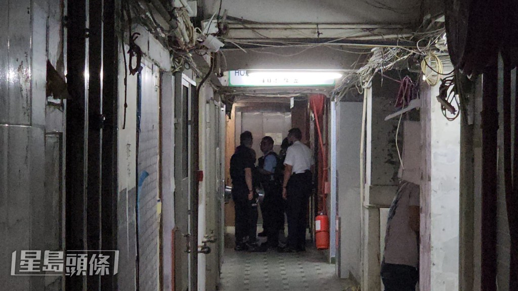 警員到場調查。黎志偉攝 警員到場調查。黎志偉攝