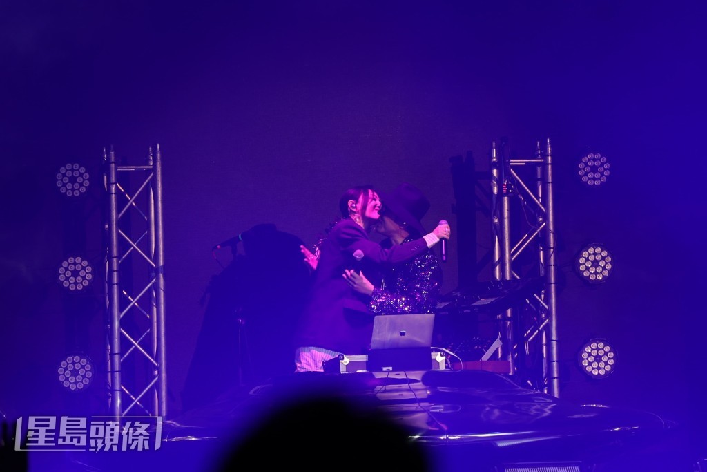 Yumiko指有5年以上沒在港演出,所以很開心。 Yumiko指有5年以上沒在港演出,所以很開心。