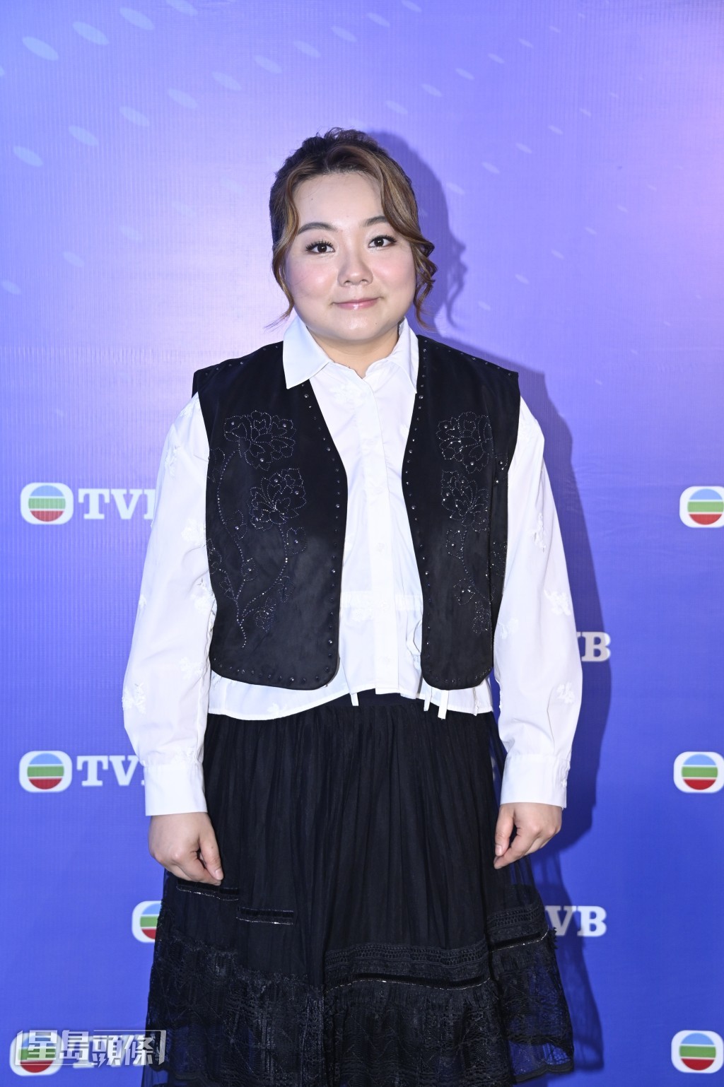 黃博現身廣州出席《TVB內聯外通新篇章-大灣區影視華采發布會》。 黃博現身廣州出席《TVB內聯外通新篇章-大灣區影視華采發布會》。