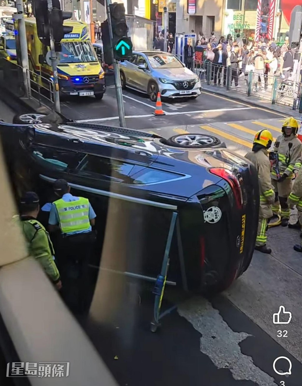 她發生車禍地點變成「江若琳灣」。江若琳笑言好多人打完咭Tag給她，感覺有點尷尬。