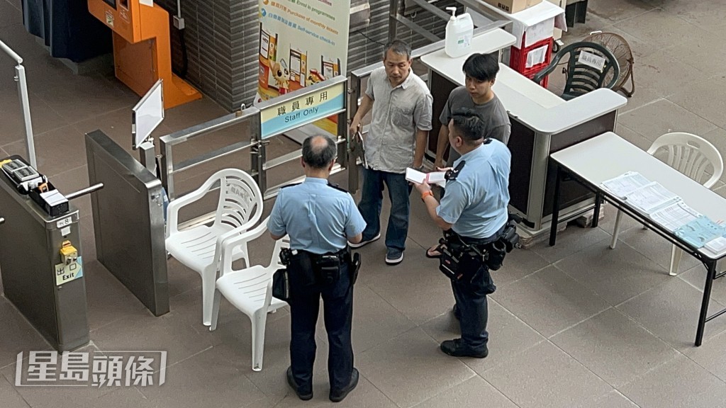 警方到場調查。楊偉亨攝