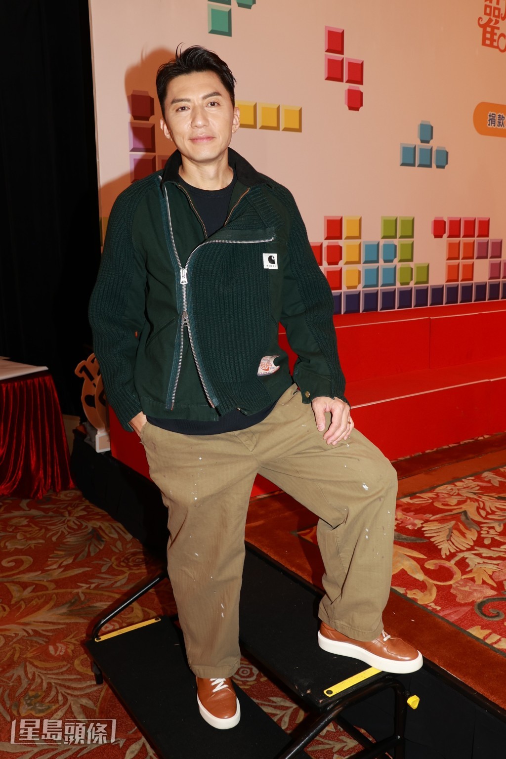 袁偉豪將於歡樂滿東華晚上表演高難度電單車動作。 袁偉豪將於歡樂滿東華晚上表演高難度電單車動作。