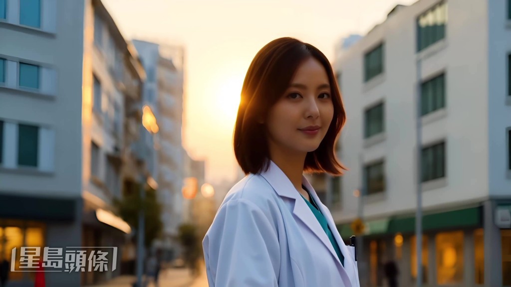 AI Sammi以醫生Look送上驚喜「演出」。