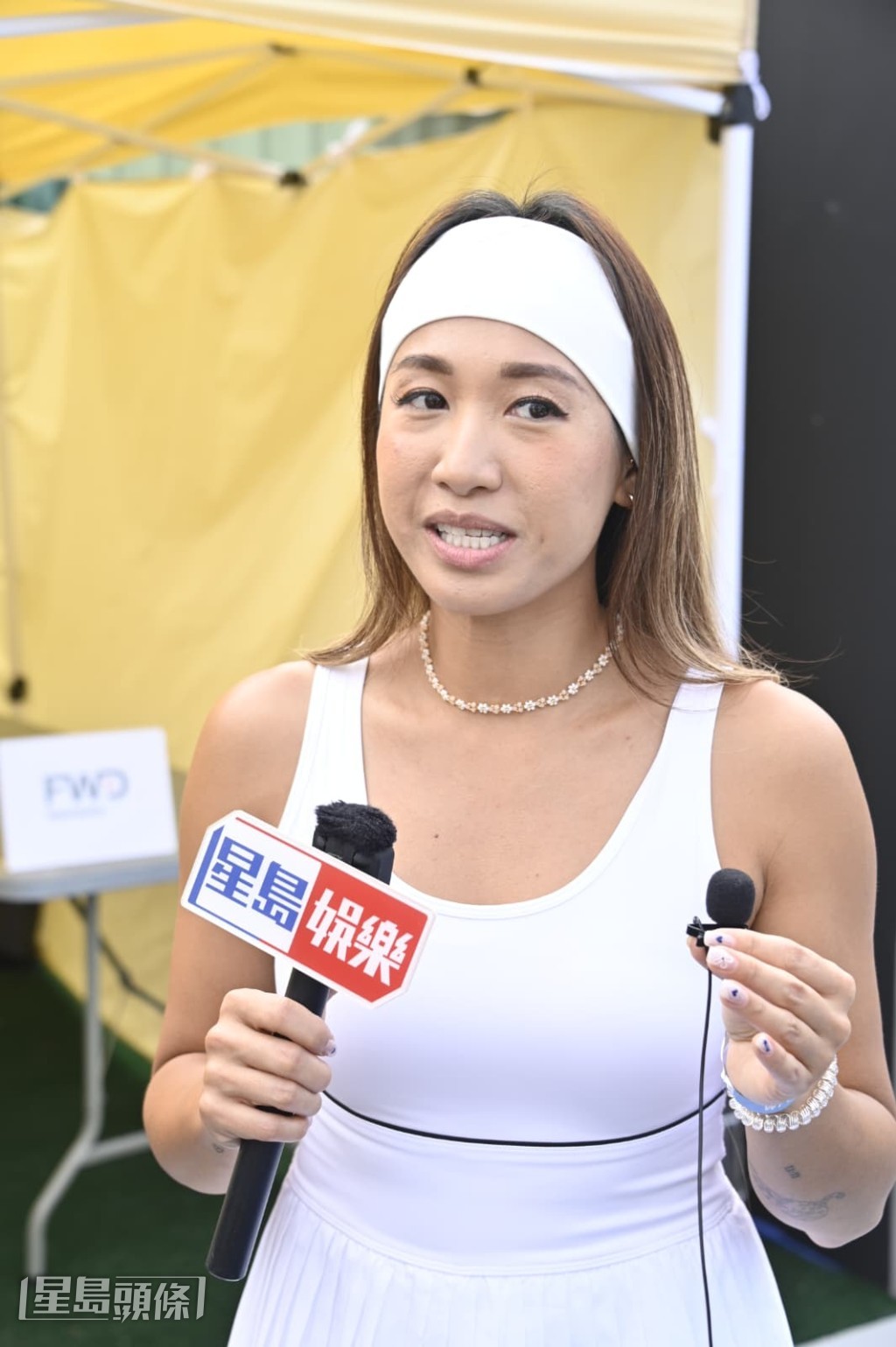 鄧穎芝表示自己已40歲,不過沒想過要迫自己快點結婚生仔。 鄧穎芝表示自己已40歲,不過沒想過要迫自己快點結婚生仔。