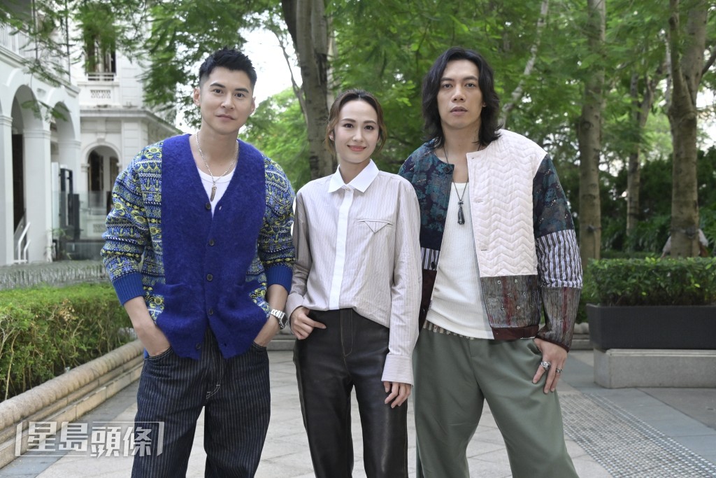 陳家樂、湯怡、張文傑攜手演出《拾荒法師》，大談拍攝趣事。